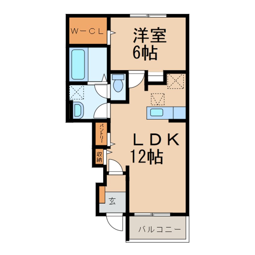 間取図 南海加太線/八幡前駅 徒歩11分 1階 築3年