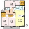 D-room西浜 3LDKの間取り