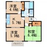 フォーレス相谷 3Kの間取り