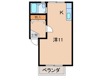 間取図 コスモ栄谷