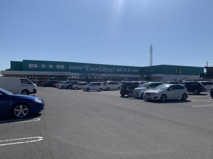 スーパーエバグリーン 福島店様(スーパー)まで1186m レオパレス島橋第５
