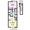 プリムローズ　Ⅱ 1LDKの間取り