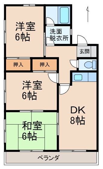 間取図 シティハイツ吉森Ⅱ