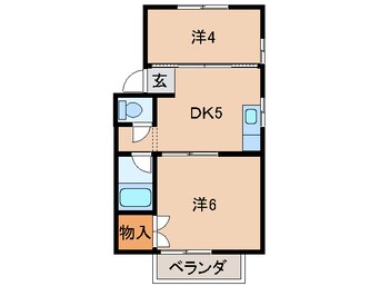 間取図 コーポマキ