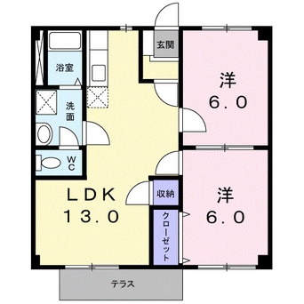間取図 ＭハイツⅠ