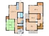 一戸建5458 4LDKの間取り