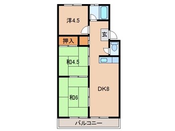 間取図 コーポ池尾