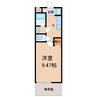 フジパレス手平 1Kの間取り
