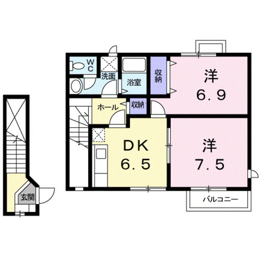 間取図 ローズ・プレシャス