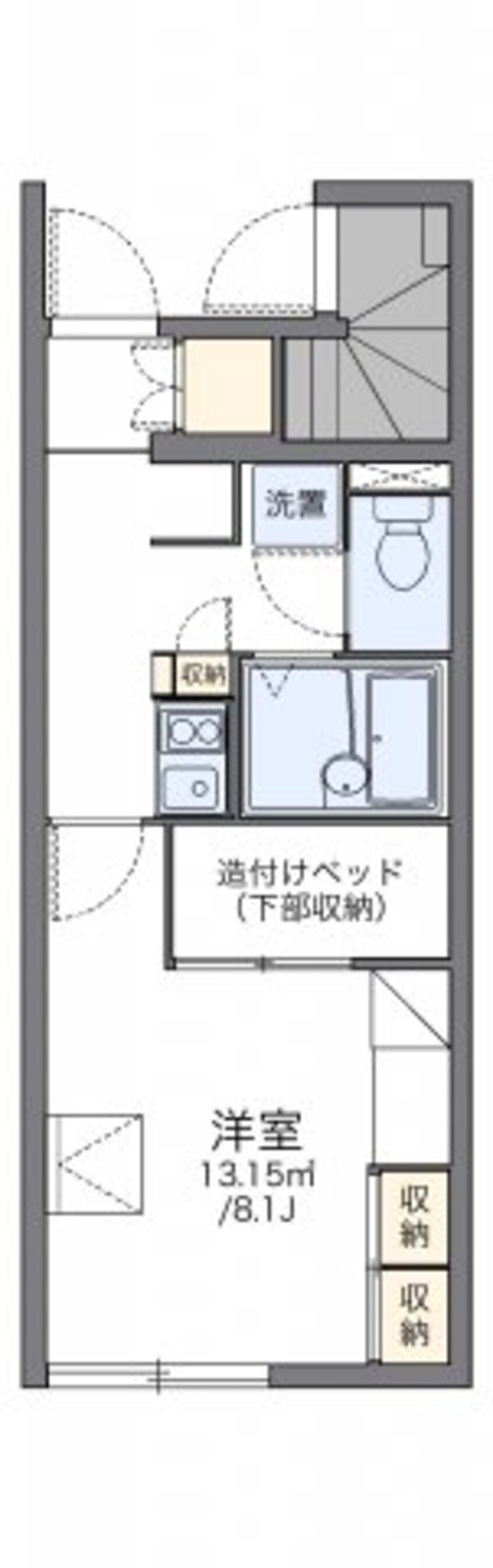 間取図 レオパレスＫＫＳ　木ノ本