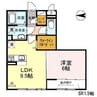 エミネンス東布経丁 1LDKの間取り
