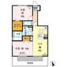 BIG JOY YAMATO 2DKの間取り