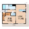 ベレオ昭和通り 1LDKの間取り