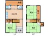 尾崎住宅Ｃ棟(２戸１) 3DKの間取り