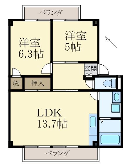 間取り図 パセオ・光洋