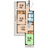 スクエアメゾン和歌山 3LDKの間取り