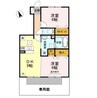 Ｄ-ｒｏｏｍ松江東 2DKの間取り