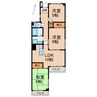 スクエアメゾン和歌山 3LDKの間取り