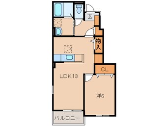 間取図 阪和線・羽衣線/六十谷駅 徒歩7分 1階 築11年