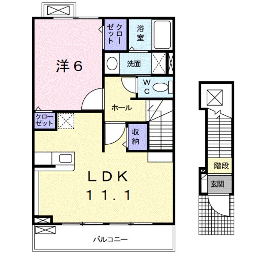 間取図 ソレイユＴ・Ｄ