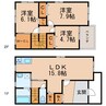 フジパレス戸建賃貸和歌山市西高松 3LDKの間取り