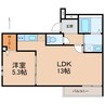 フジパレス和歌山美園Ⅱ番館 1LDKの間取り