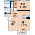 D-roomアールヒルズの間取図