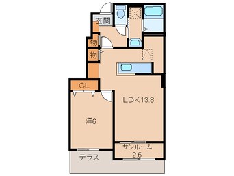 間取図 コッティ　クスミール
