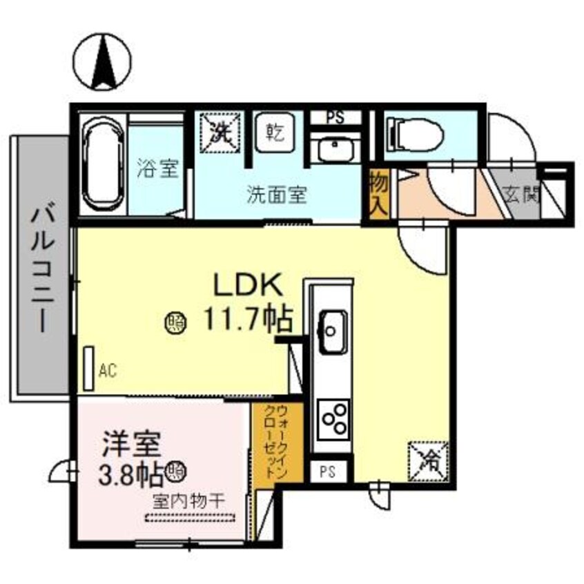 間取図 セジュール汀