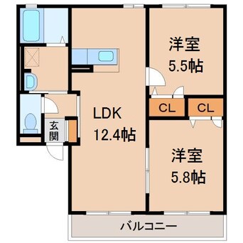 間取図 リッチンコートⅠ