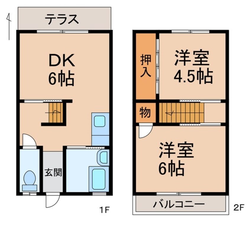 間取図 エスポワール園部