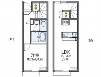 間取図 レオネクスト格Ⅱ