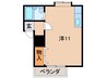 コスモ栄谷 1Rの間取り