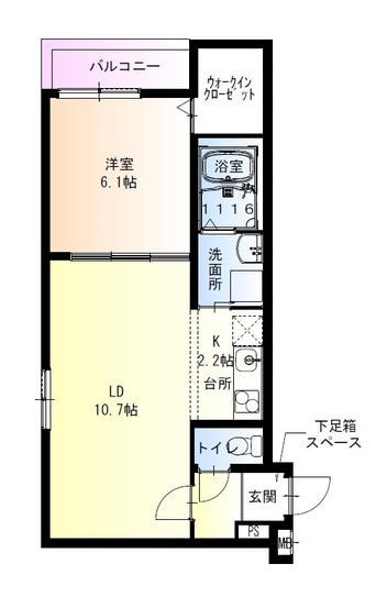 間取図 フジパレス市駅東イースト
