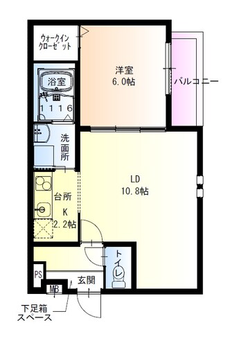 間取図 フジパレス市駅東イースト