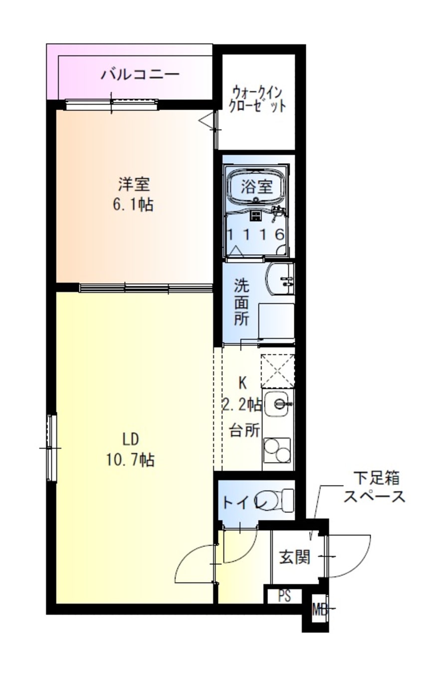 間取図 フジパレス市駅東イースト