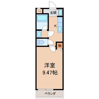 間取図 アビテ秋月南