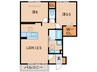 D-room栄谷 2LDKの間取り