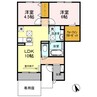 D-room楠見中 2LDKの間取り