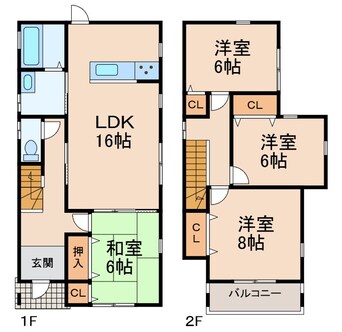 間取図 一戸建15278