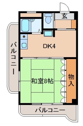 間取図 ウイング花山