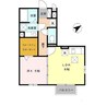 リビングタウン紀三井寺 Ｂ棟 1LDKの間取り