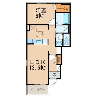 間取図 和歌山線/田井ノ瀬駅 徒歩26分 1階 築5年