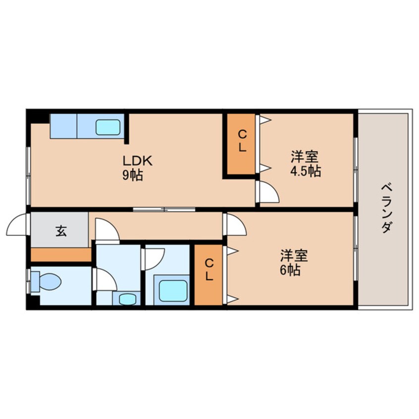 間取図 喜楽マンション