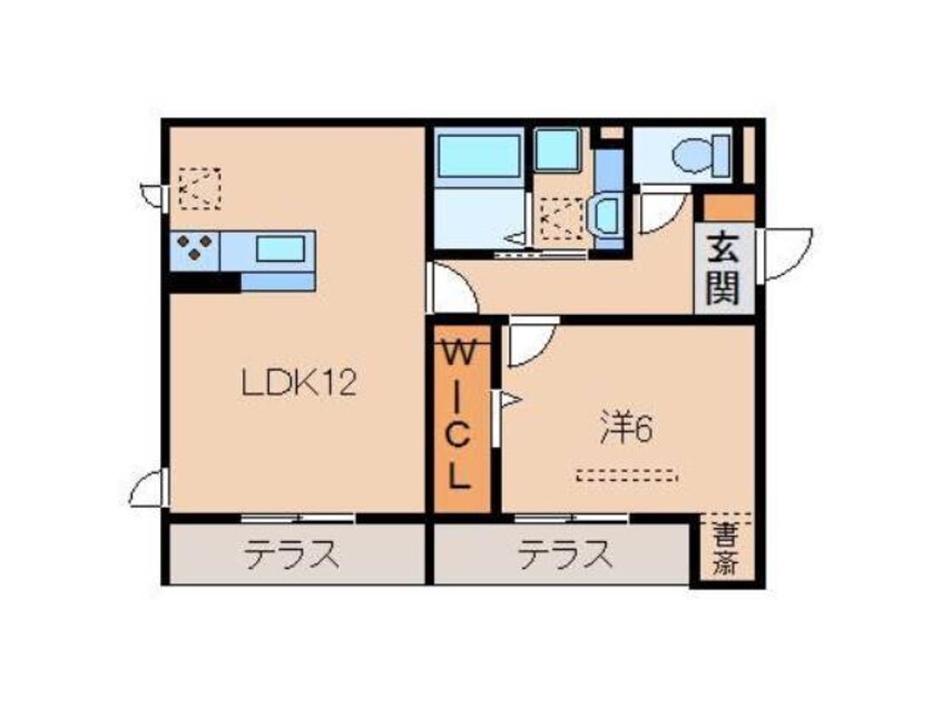 間取図 阪和線・羽衣線/和歌山駅 徒歩13分 1階 築7年