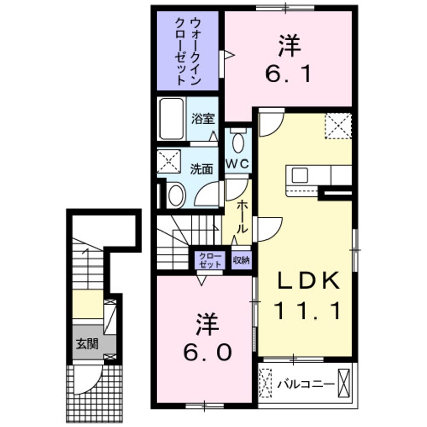 間取図 レ・クロ　Ⅰ