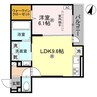 【集合分譲】秋月ⅡPJ 1LDKの間取り