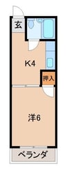 ナイアハイツ 1Kの間取り