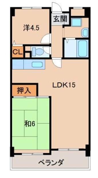 間取図 グランメール美園