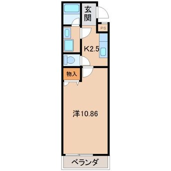 間取図 きのくに線・紀勢本線/和歌山駅 徒歩18分 2階 築18年